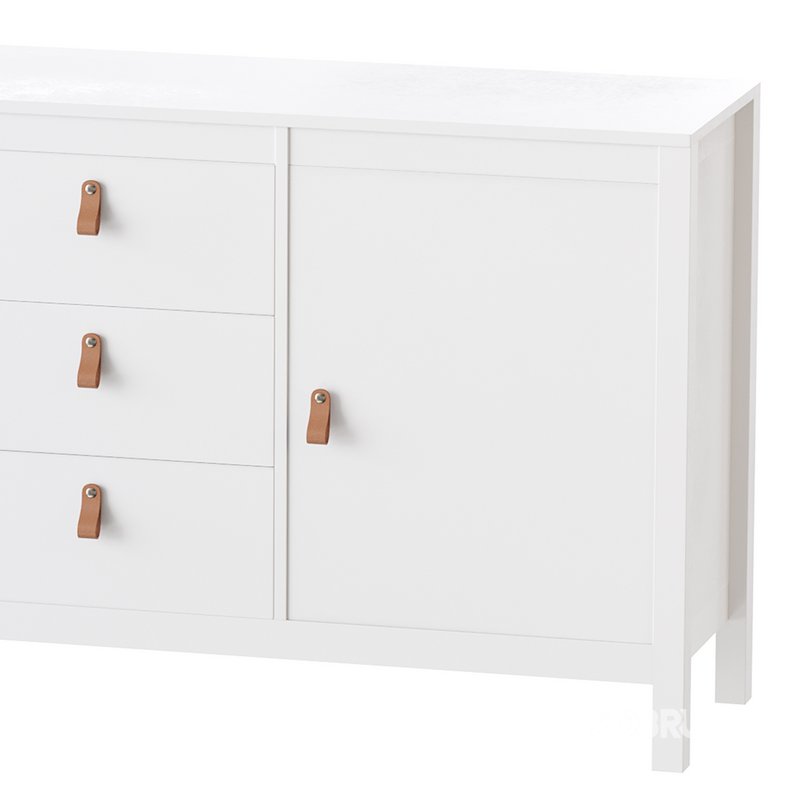 Mcintyre Wide 3 Drawer Sideboard Image 2