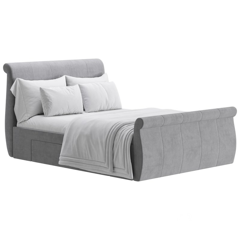 Lucia Upholstered Bed Image 2