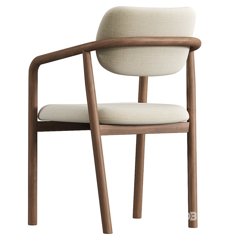 Natural Beige Dining Chair Image 2