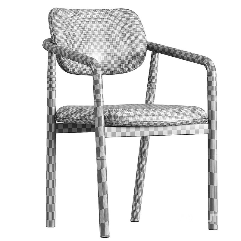 Natural Beige Dining Chair Image 3