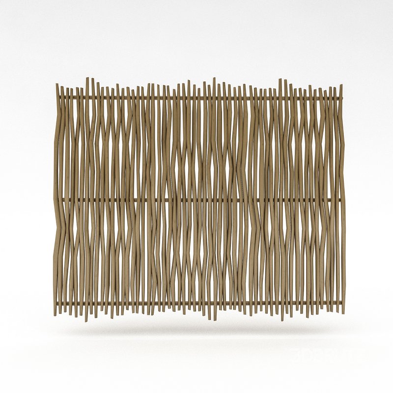 3D model bamboo and snaps separator Image 4