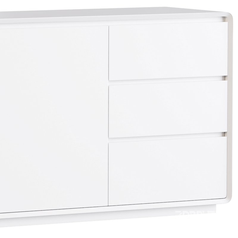 Modern Wood Sideboard with 2 Doors Image 2