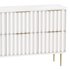 White Bedroom Dresser for Storage in Gold - Thumbnail 2