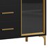 Modern Glass Door Wood Sideboard 2 - Thumbnail 3