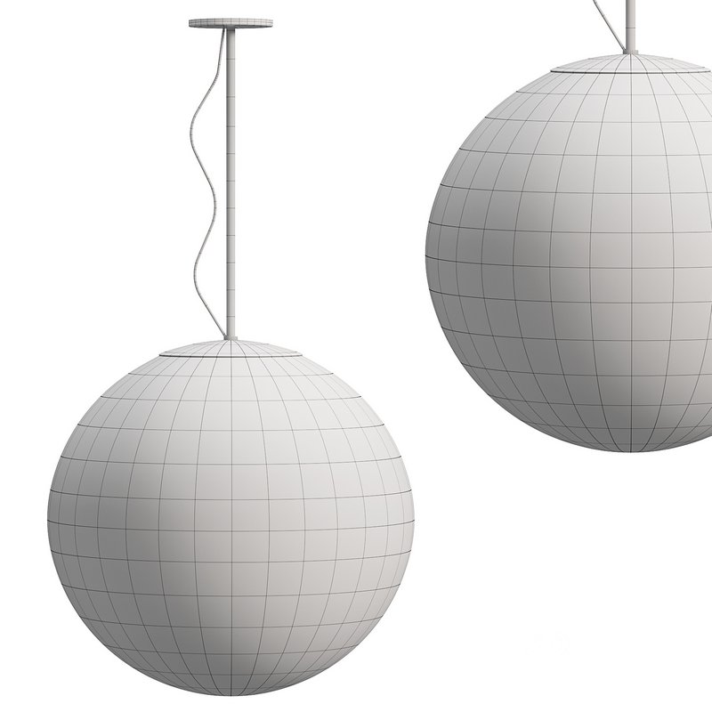 Scandinavian Style Moon Printed Pendant Lights Image 3