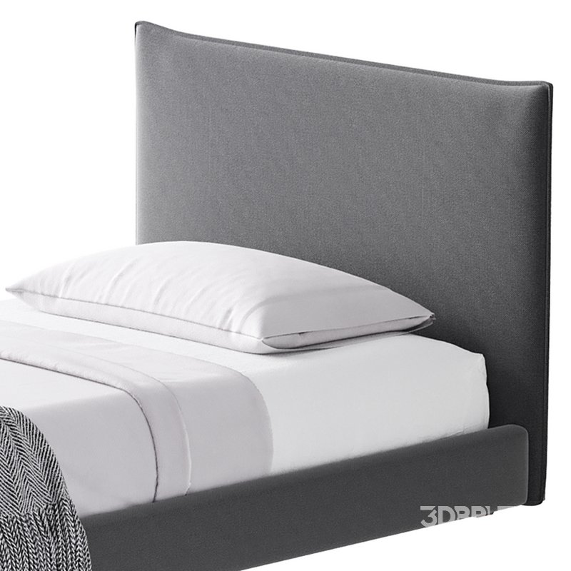 Fasde grey bed Image 2