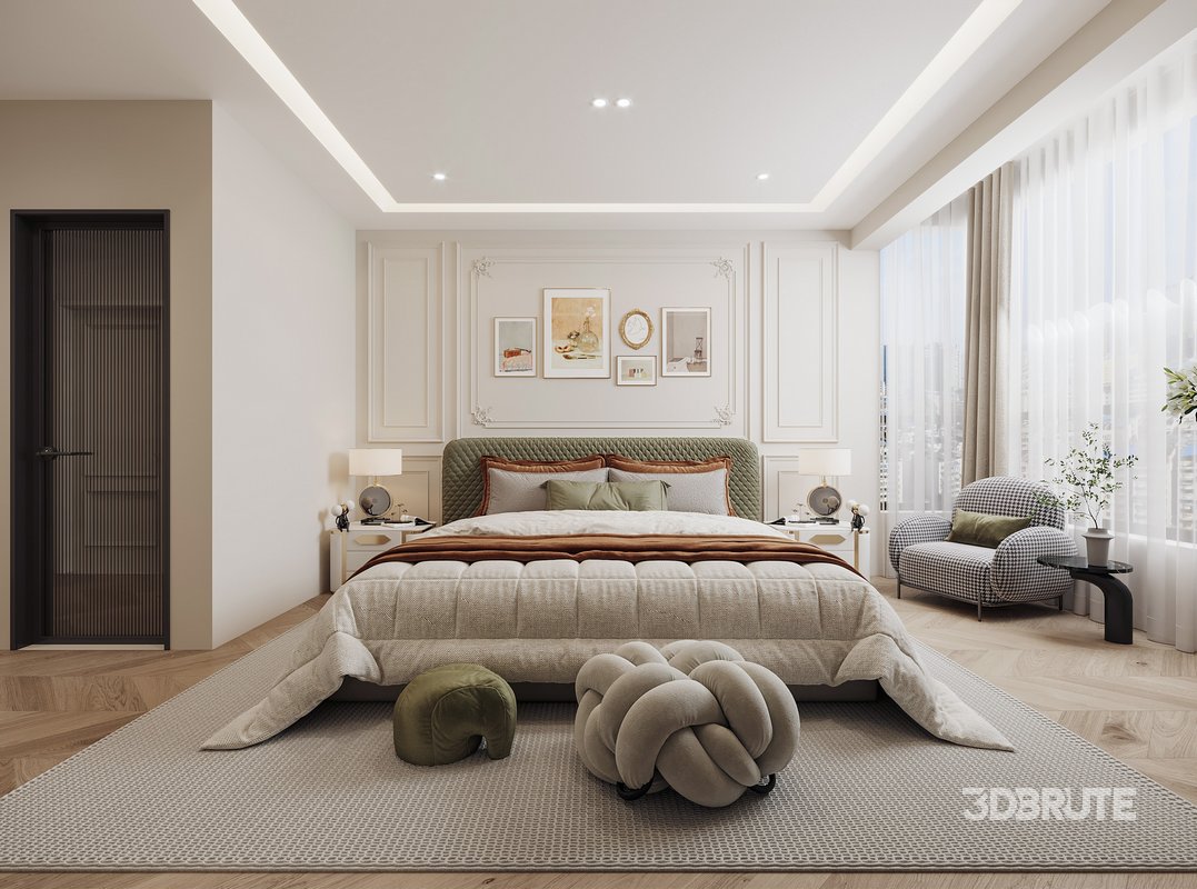 Modern bedroom Image 1