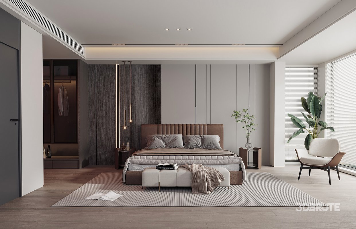 Modern bedroom Image 1