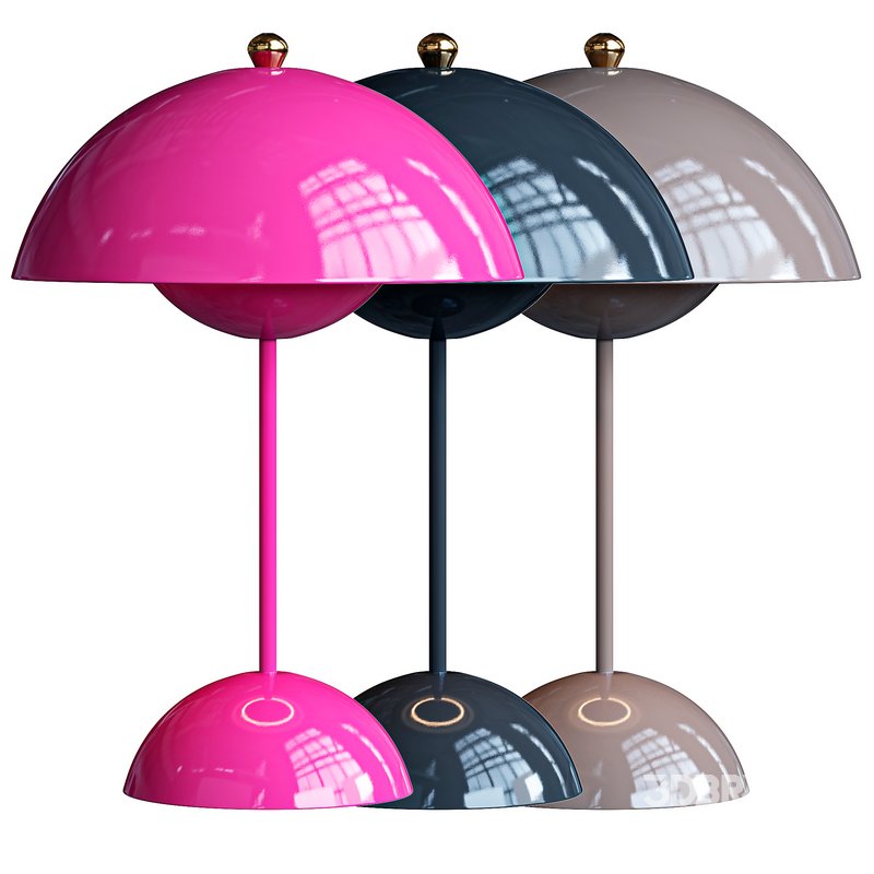 Tradition Flowerpot Battery Table Lamp Image 4