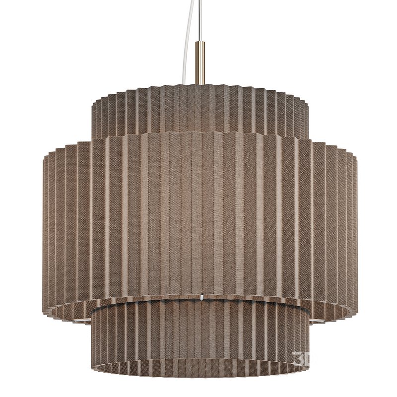 Pleated Shade LED Pendant Image 4