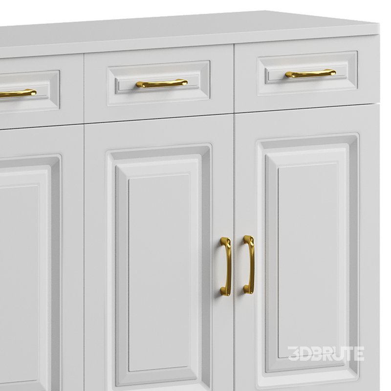 Modern Wood Sideboard Credenza 1 Image 4