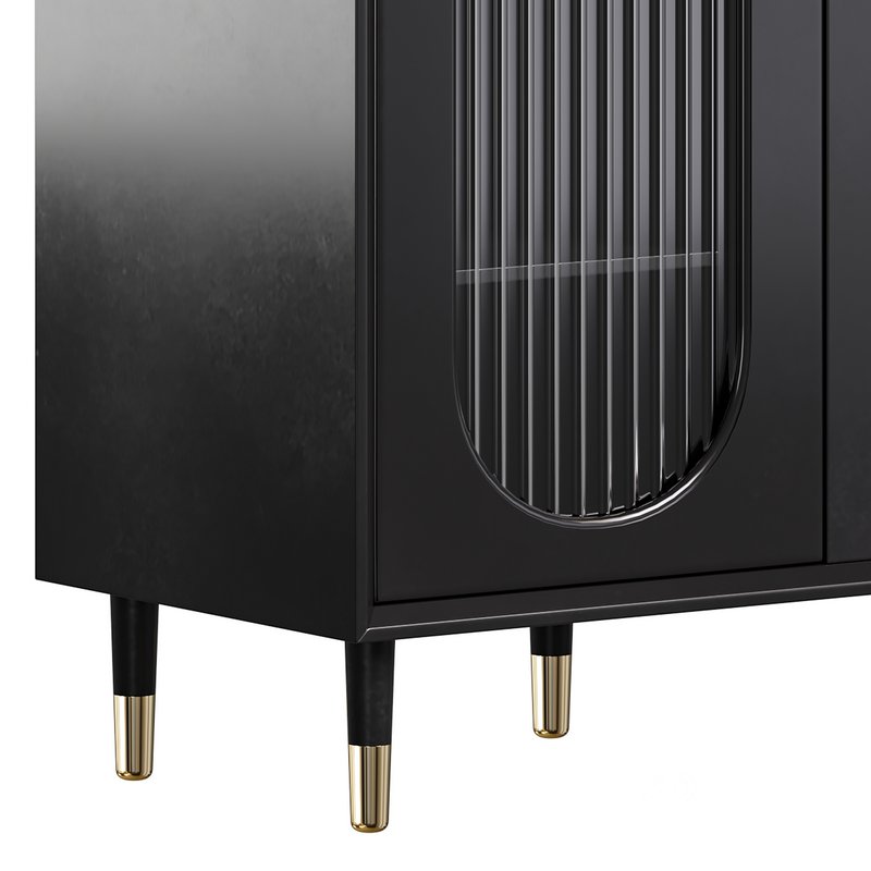 Wood Glam Sideboard Credenza 1 Image 2