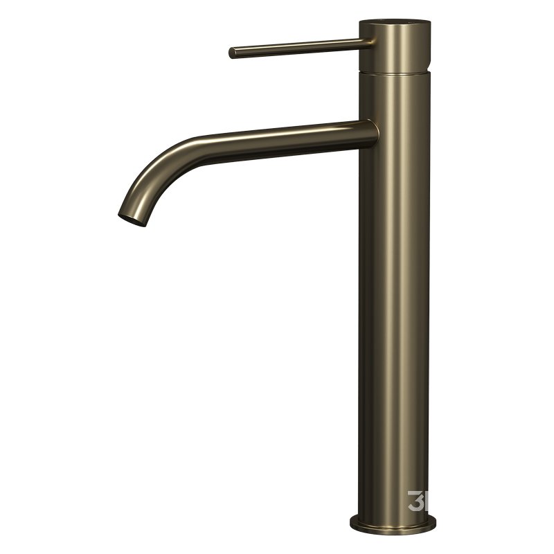 Matte Gold Bathroom Faucet Image 7