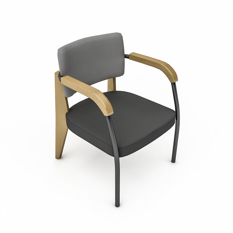 modern chair 05 3D model Image 1