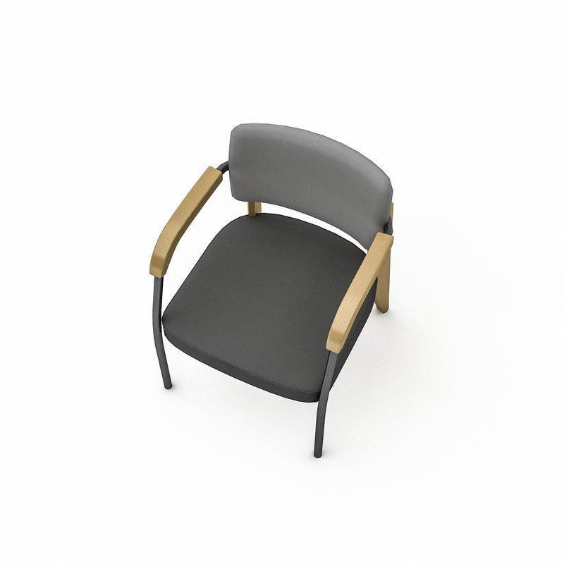 modern chair 05 3D model Image 2