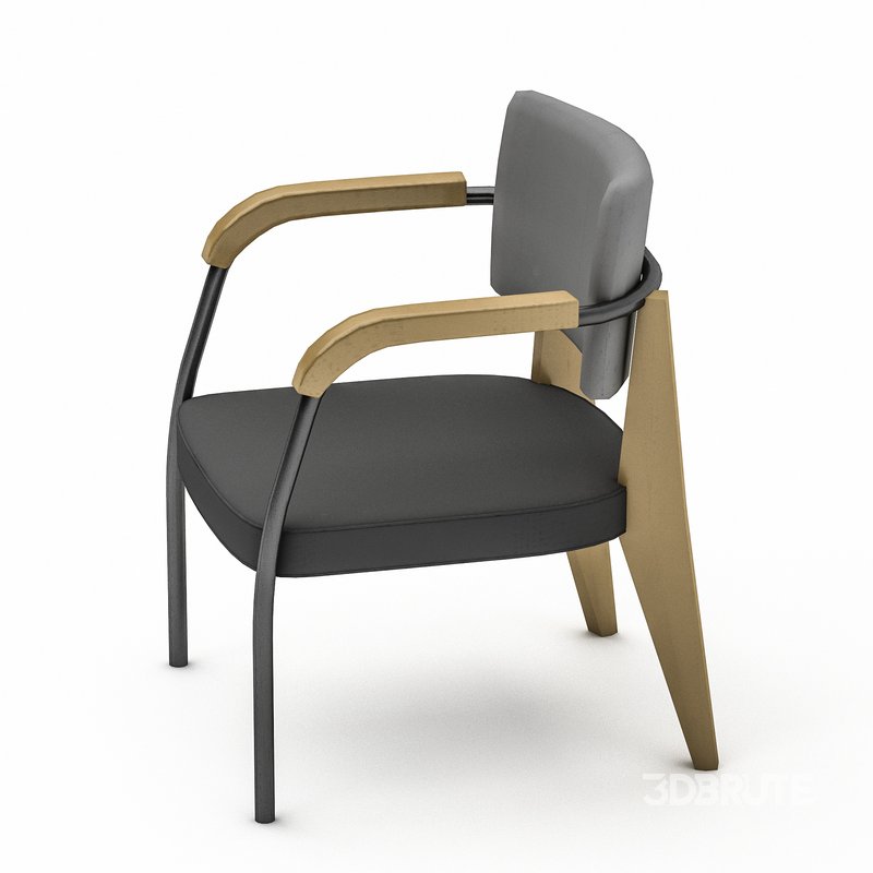 modern chair 05 3D model Image 3