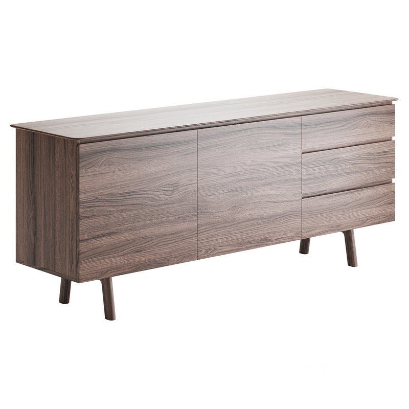 Madison 2 Door 3 Drawer Sideboard in Oak Image 3