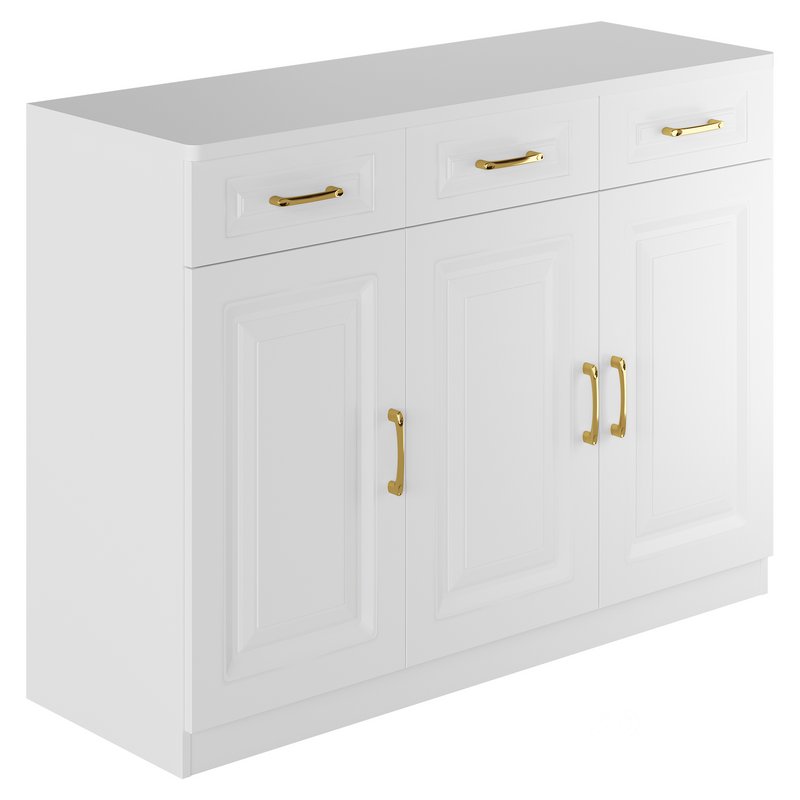 Modern Wood Sideboard Credenza 3 Image 3