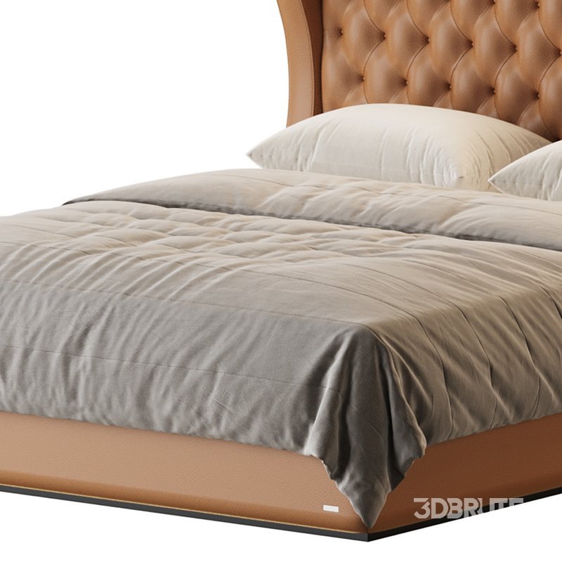 Quilting Upholstered Bed With Storage Image 2