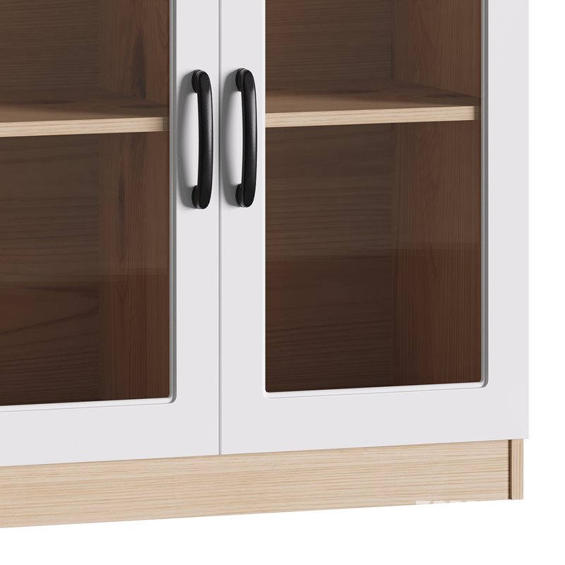 Modern Wood Buffet Cabinet Image 6