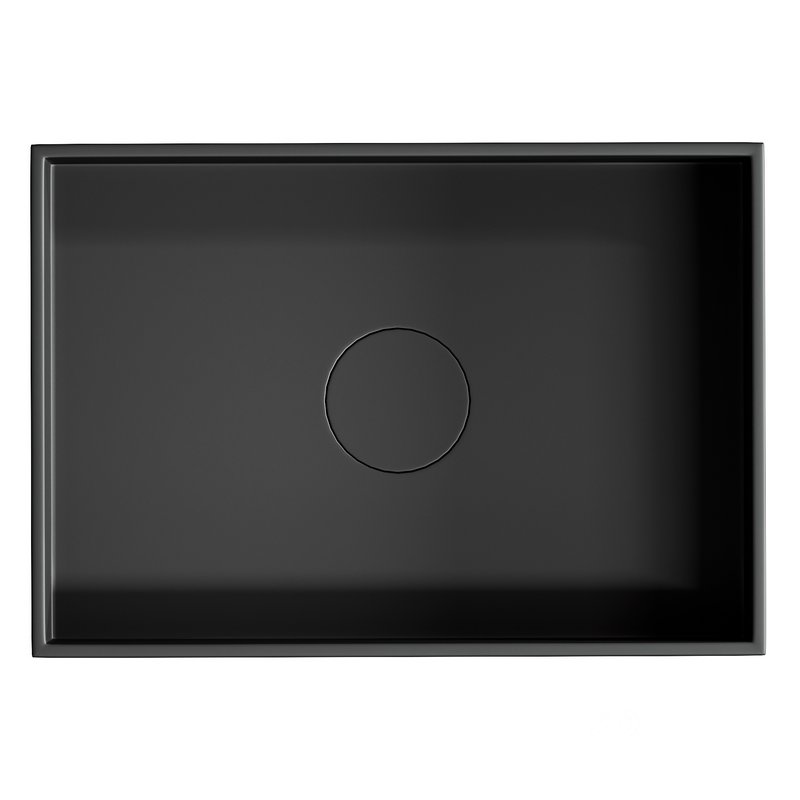 Countertop washbasin TWA112 made of mineral casting – width and color to choose from Image 4