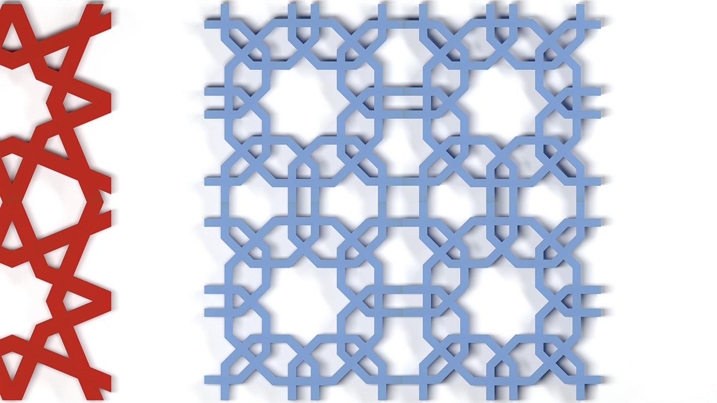 Islamic pattern 3D model Image 2