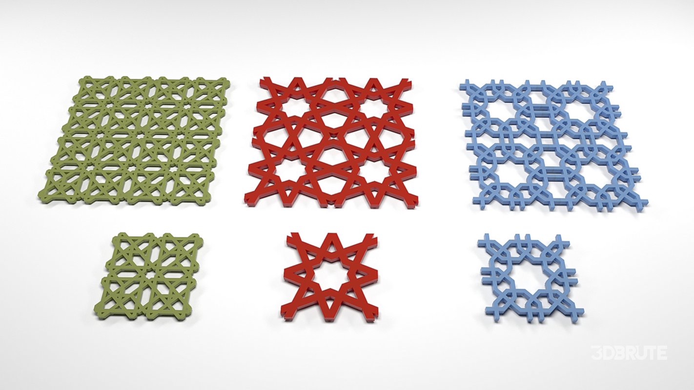 Islamic pattern 3D model Image 5