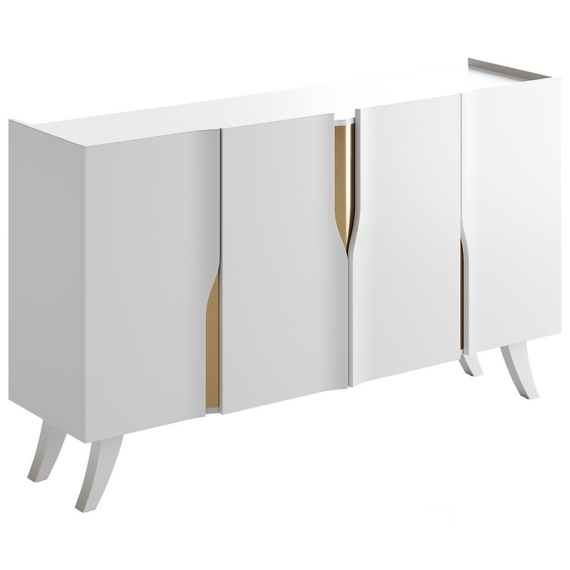 Modern White Sideboard Buffet Image 3