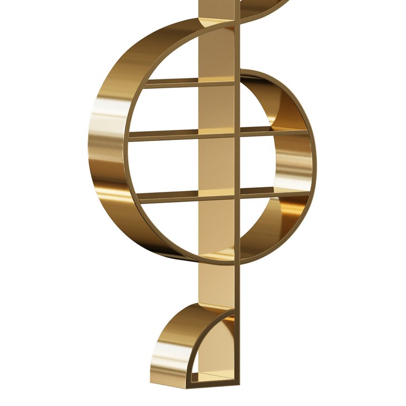 Musical Note Bookshelf Image 4