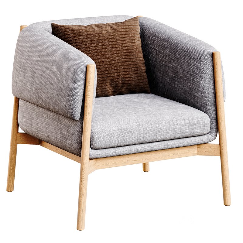 Tekou armchair gray Image 5