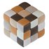 Pouf Trendy brown patchwork - Thumbnail 5