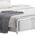 Glamorous White Wood Upholstered Bed I - Thumbnail 5