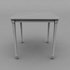 3D old wooden table model - Thumbnail 8