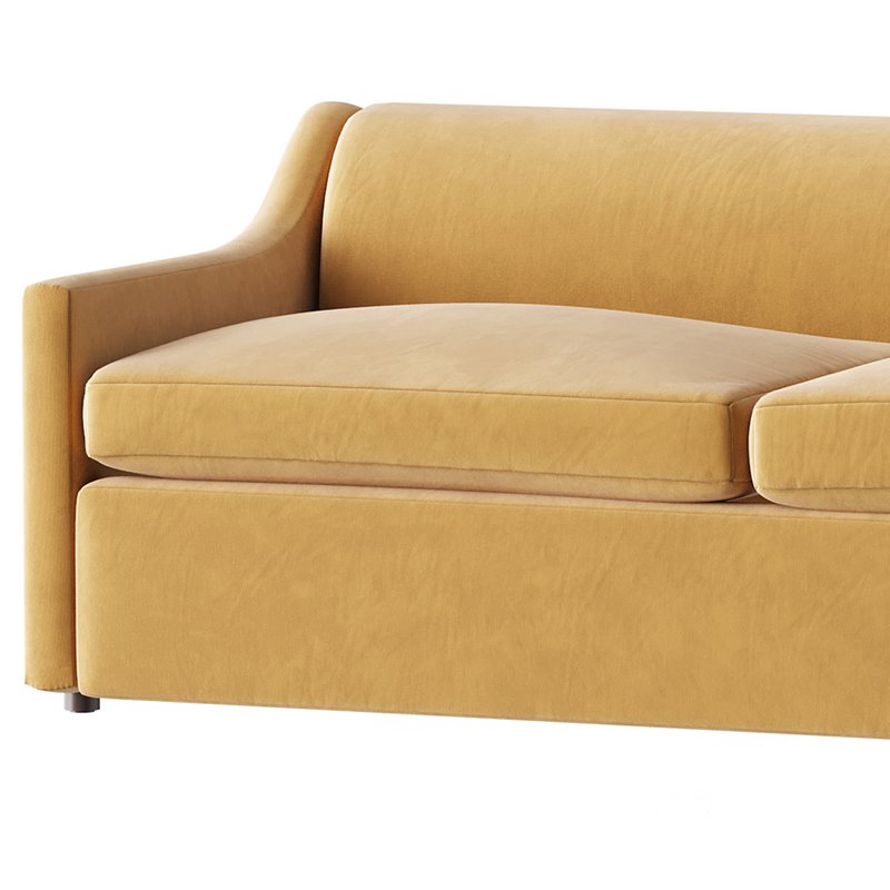 GREY PERFORMANCE FABRIC SLEEPER SOFA Image 3