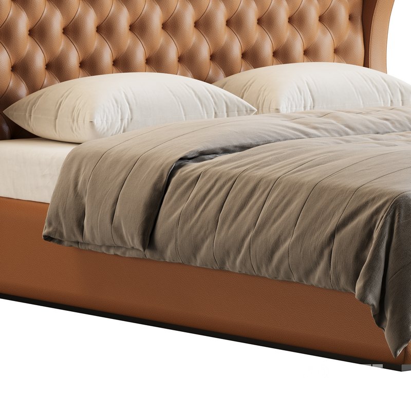 Quilting Upholstered Bed With Storage Image 4