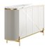 Sideboard Buffet Faux Marble - Thumbnail 4