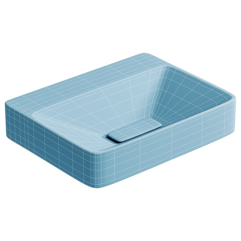 Furniture washbasin 900 mm, with tap hole, without overflow Image 4