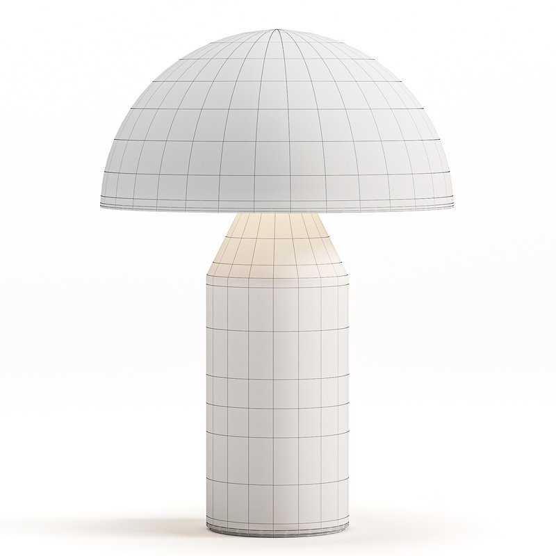 Atollo Glass Table Lamp By Lumens Image 4
