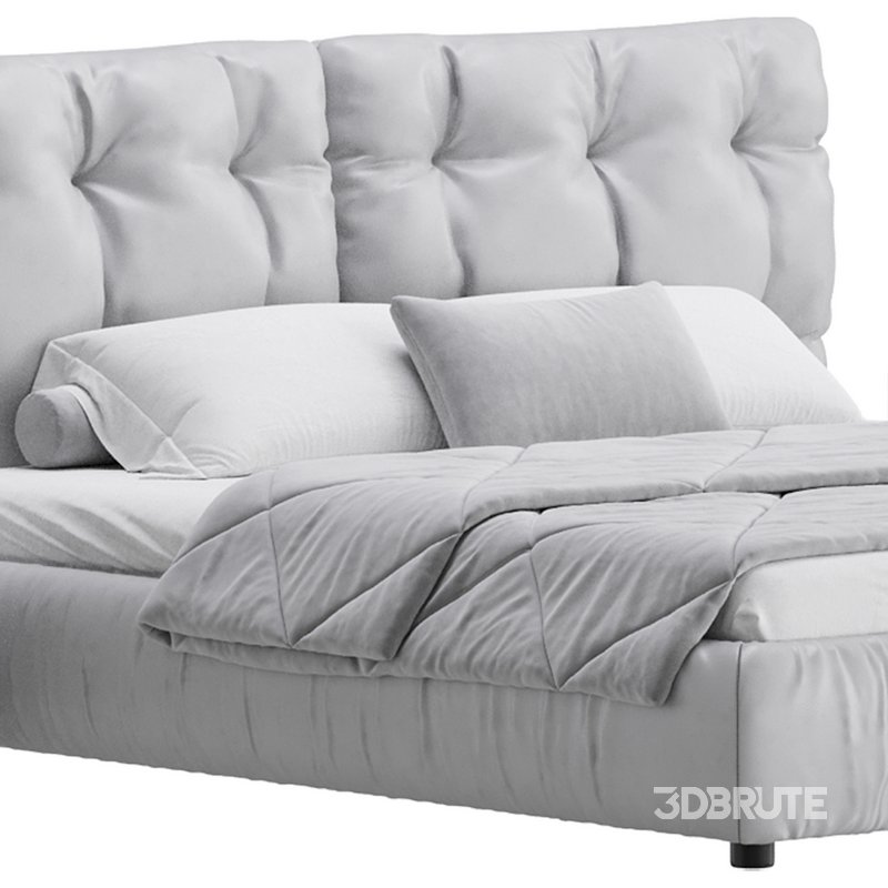 Modern Bed Frame Foam Standard Bed Image 6