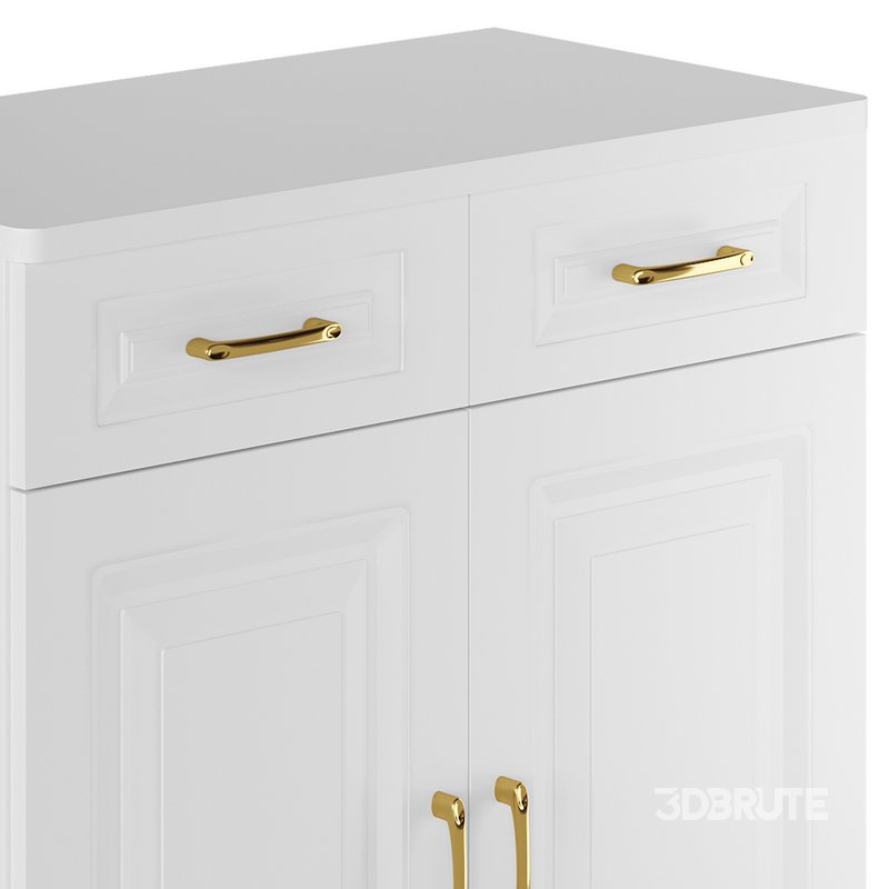 Modern Wood Sideboard Credenza 2 Image 4