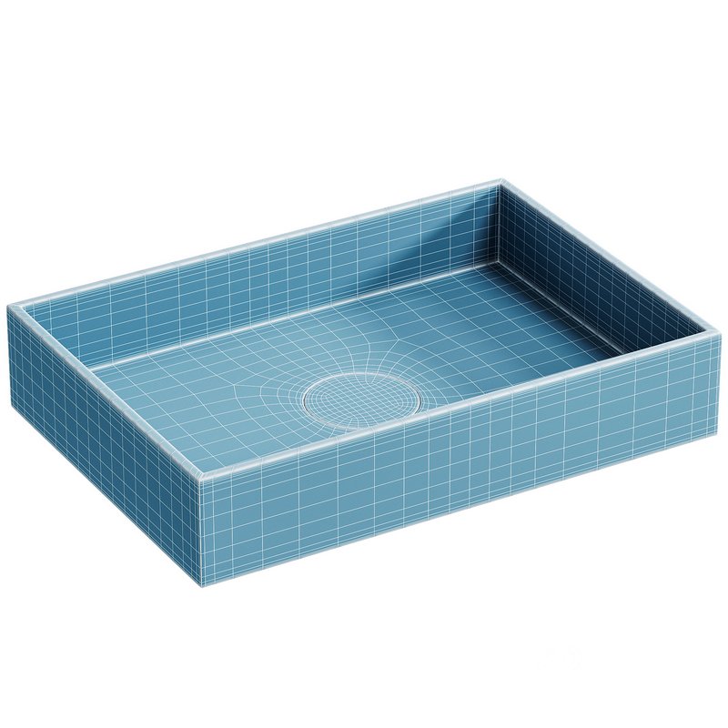 Countertop washbasin TWA112 made of mineral casting – width and color to choose from Image 3