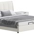 Gray Wingback Upholstered Headboard Bed - Thumbnail 5