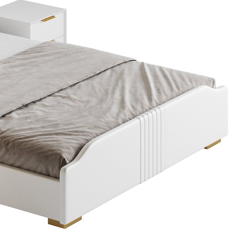 Wide Victorian Wingback Bed Image 4