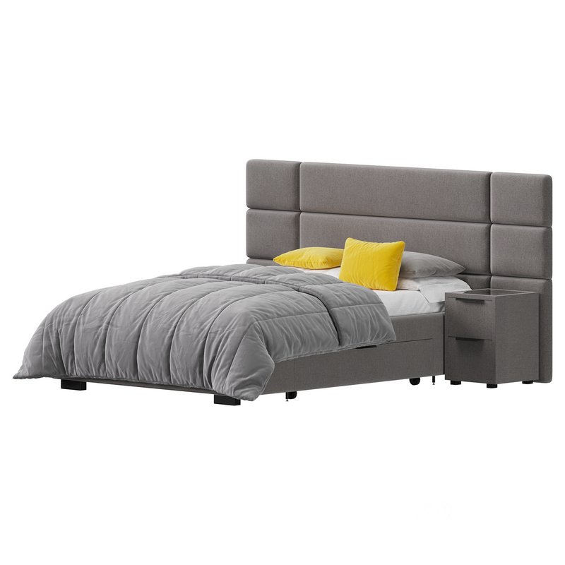 Hart Upholstered Bed Frame Image 2
