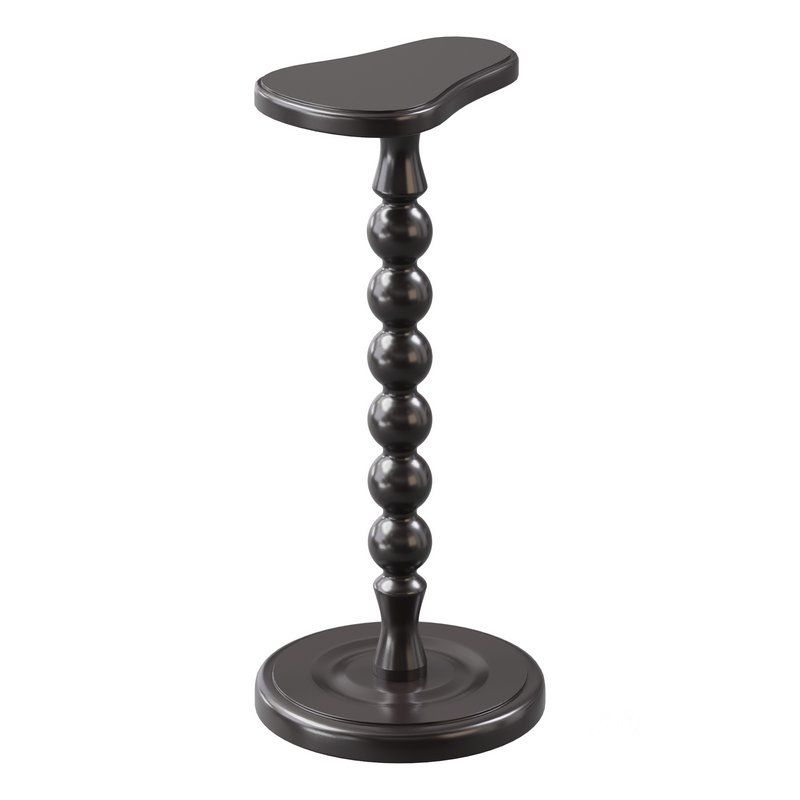 Retro Solid Wood Side Table Image 4