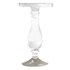 Modern Acrylic Clear Round End Table with Pedestal - Thumbnail 3