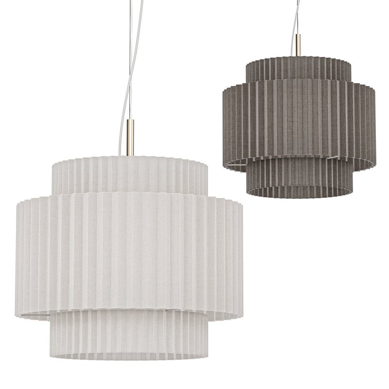 Pleated Shade LED Pendant Image 5
