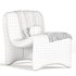 Bridgette Chair Cardiff Cream By Highfashionhome - Thumbnail 5