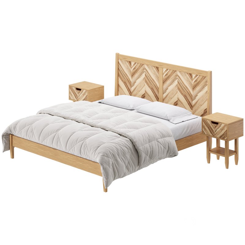Paxton Wooden Bed Image 5