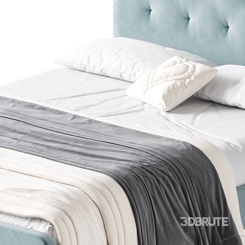 Emmerson Upholstered Low Rise Bed Frame Image 4